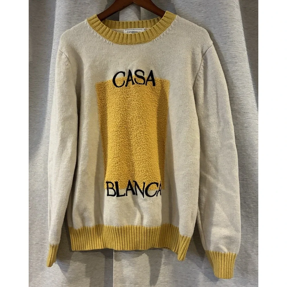 Casa Blanca Tennis Club Pullover Sweater Size XL Luxury